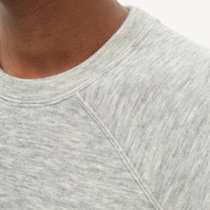 Abito oversize invernale in Jersey eco-friendly Maxi abito invernale realizzato in misto Cashmere felpa a tinta unita linea di cintura naturale - Product Image 2