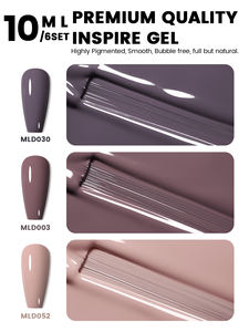 YOKEFELLOW 10ML rosa 10ML Gel tinta unita Semi-permanente UV Gel lucido <span class=keywords><strong>Set</strong></span> 6 <span class=keywords><strong>colori</strong></span> Private Label ammollo Gel - Product Image 2