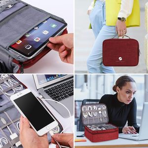 Échantillon gratuit : Pochette technologique pour accessoires, rangement pour câbles, téléphone, Airpods, clé USB, articles quotidiens - Product Image 3
