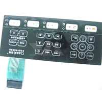 Teclado de Membrana con Retroiluminación LED y Domo Metálico Táctil para Paneles de Máquinas