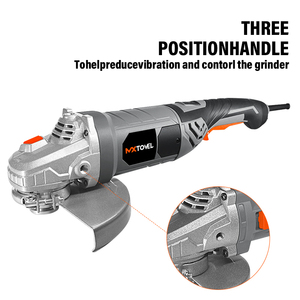 Meuleuse d'angle électrique 2200W 230mm à moteur à balais 50HZ avec interrupteur à gâchette et tige courte pour <span class=keywords><strong>bricolage</strong></span> et usage industriel – Vente directe entrepôt - Product Image 4