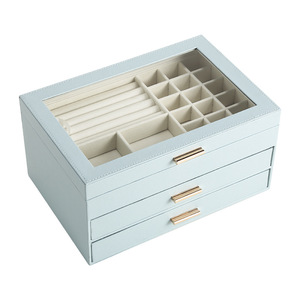 Spot New High-end European-style Princess Large-capacity Jewelry <b>Storage</b> Box Window Jewelry Boxes and Displays - Product Image 6