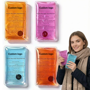 Paquete de Calor Portátil OEM con Gel Instantáneo, Calentador de Manos Reutilizable para Deportes de Invierno al Aire Libre para Mujeres, Terapia de Calor Activada por Clic para <span class=keywords><strong>Alivio</strong></span> del Dolor - Product Image 1