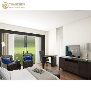 Мебель для отелей из шпона светлого дуба класса люкс на заказ: комплексные решения под ключ для гостиничной индустрии, включая спальные гарнитуры - Product Image 3