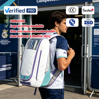 Sac de raquette durable à livraison rapide, logo personnalisé, sac de sport robuste, prix abordable, léger, plusieurs poches, sac de badminton durable