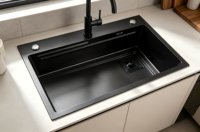 Vente en gros usine – Bol carré triple multifonctionnel en acier inoxydable fait main de haute qualité, avec revêtement anti-salissure épaissi, facile à nettoyer