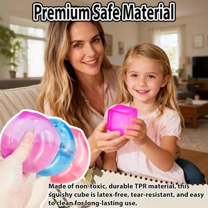 Factory Direct Square Ice Candy Maltose <b>Squishy</b> Toy Perfect Stress Reliever for All Ages Relaxing Moments at Home or Office - Product Image 5