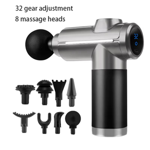 <span class=keywords><strong>Pistola</strong></span> <span class=keywords><strong>per</strong></span> <span class=keywords><strong>Massaggio</strong></span> Muscolare a Percussione Profonda con Display LCD Touch Screen, 8 Testine e 30 Impostazioni di Velocità - Product Image 4