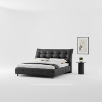 Ensemble de lit de rangement de luxe moderne VONLIVA avec design rembourré écologique pour mobilier de chambre d'hôtel cinq étoiles