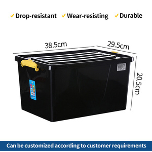 Znst011 nhựa xách tay dày quần áo lớn hộp lưu trữ hộp lưu trữ quần áo Hộp lưu trữ - Product Image 2