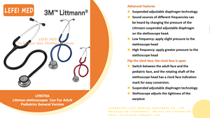 Estetoscopio de Cardiología Littmann Original LF9070A, Estetoscopio Littmann 3M, Estetoscopio Littmann Classic III, Estetoscopio Médico - Product Image 6
