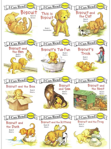 Libro Illustrato in Inglese per Bambini 'Biscuit Puppy', Set di 24 Volumi, Collezione di Storie per l'Apprendimento Precoce, Fonetica e Ortografia Naturale - Product Image 4