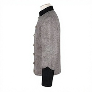 Chaqueta de lana de doble botonadura estilo civil para hombre, abrigo de uniforme histórico, ropa exterior para recreación histórica de invierno - Product Image 5