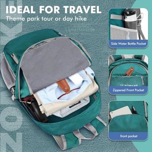 Free Sample Popular new <b>foldable</b> school bags for girls that are lightweight, fashionable, and come in contrasting colors - Product Image 2