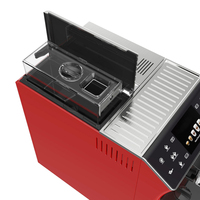 Machine à café de couleur rouge 19 bar Cuppuccino Machine à expresso en mousse de lait chaud Cafetières