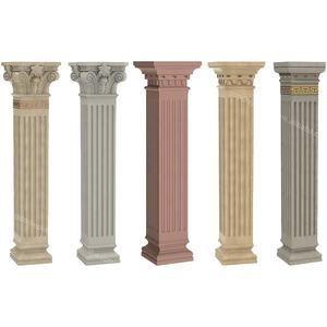 Nhà nhựa vật liệu xây dựng cổ điển bên ngoài xi măng bài khuôn xi măng Roman cột trang trí cột bê tông khuôn mẫu để bán - Product Image 5