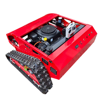 Mesin Pemotong Rumput Robot Pertanian Lebar Potong 800mm, Mini Pintar dengan Remote Control, Dijual