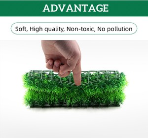 Tapis d'herbe artificielle écologique pour la décoration d'aquarium, accessoires pour aquarium d'eau douce et d'eau salée, poissons tropicaux, plastique, 5W de puissance - Product Image 5