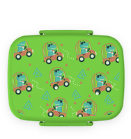Grande boîte à bento personnalisée pour adultes et enfants avec joint en silicone à 5 compartiments allant au micro-ondes pour étudiants et adolescents