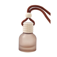 11ml Glas-Aromatherapieflasche für Auto, Mattiert, Leer, zum Aufhängen, für Ätherische Öle mit Erweiterungsmöglichkeit