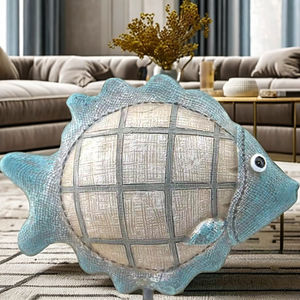Hiện Đại Đơn Giản Đầu Phẳng Cá Đồ Trang Trí Nhựa Thủ Công Mỹ Nghệ Sáng Tạo Vườn Nghệ Thuật Bức Tượng Nhỏ Cho Nhà Phòng Khách Trang Trí Cho Quà Tặng - Product Image 4