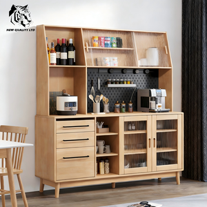 Mueble de comedor de madera de diseño moderno, aparador, gabinete de cocina, de fábrica original, bajo costo, personalizado, gran stock listo para enviar. - Product Image 1