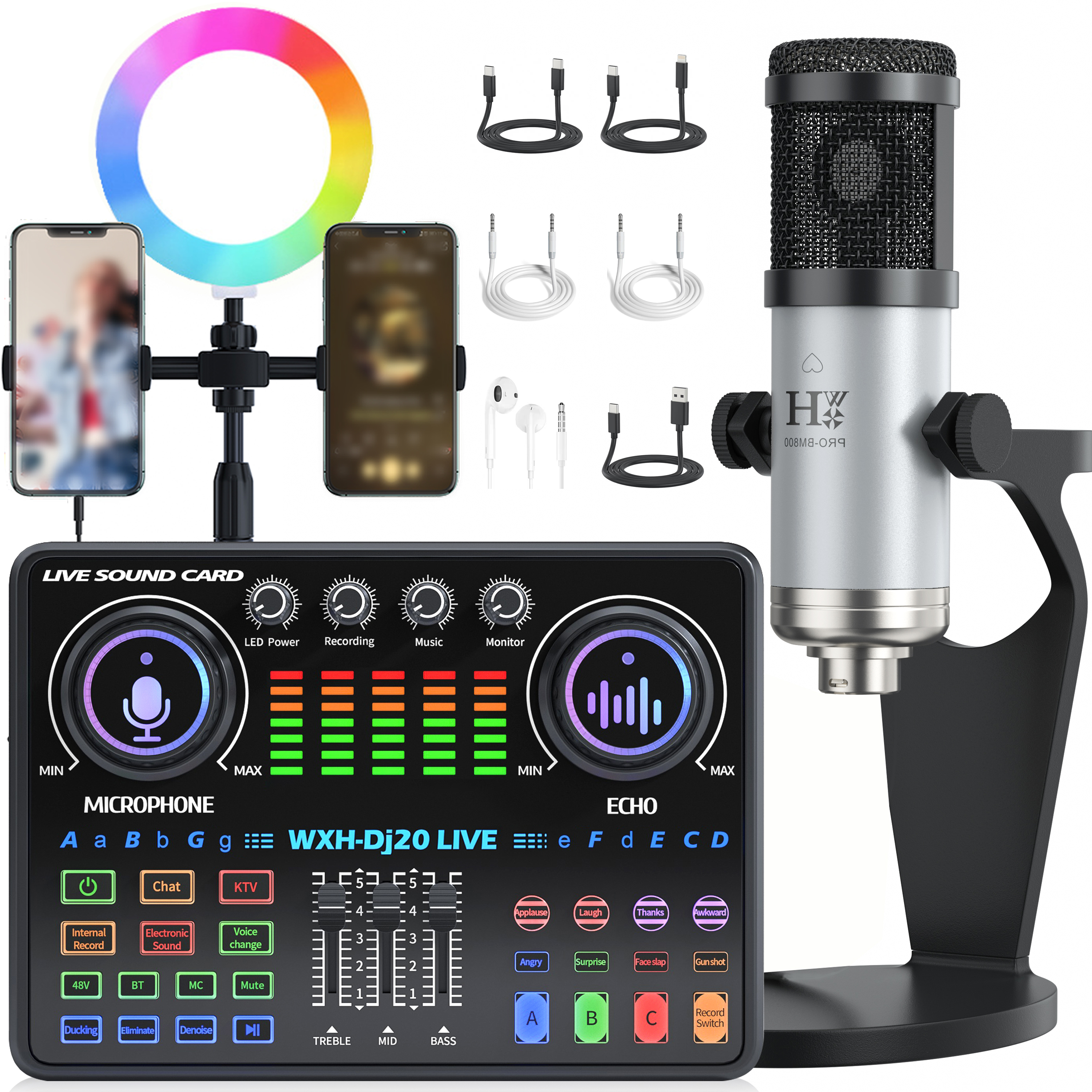 DJ20 Live Sound Card - Premium Audio Mixer for Streaming DJ20 Live Sound Card - Premium Audio Mixer for Streaming