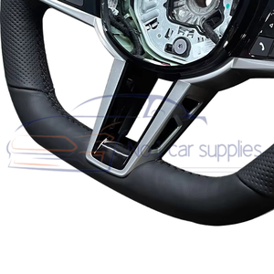 Volant en cuir modifié HJX Black Series pour M8 8 7 X7 6 GT M5 5 X5 X4 X3 F10 E70 E90 ZC-I7-P101 - Product Image 6