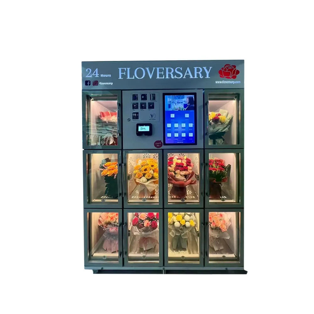 New Trend Automatischer Blumen automat U-Bahn Verwenden Sie frische Blumen automaten zum Verkauf