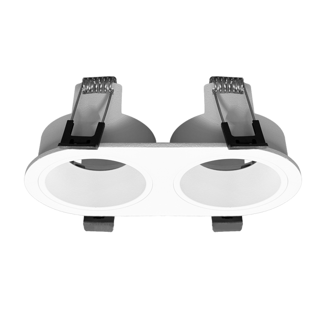 Adjustable Recessed LED Downlight Frame with Elegant Finish