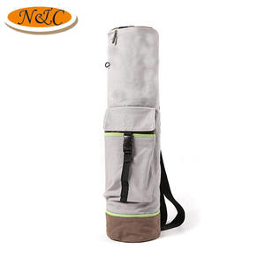 Bolsa de lona para esterilla de Yoga, bolso de mano con bolsillos - Product Image 4