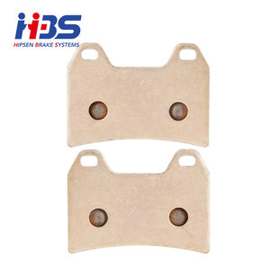 Jeu de plaquettes de frein à disque en cuivre fritté pour <span class=keywords><strong>Aprilia</strong></span> RSV1000 Mille 1998-2000 FA244 4HM-W0045-00 59100-03860 1D2-W0045-00 - Product Image 2