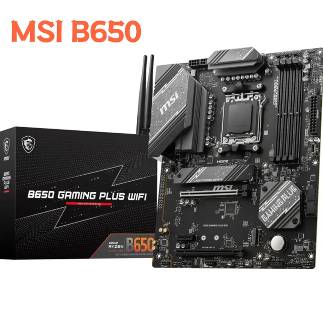 New B650 Gaming Plus WiFi Gaming Motherboard DDR5 AM5 for Ryzen 9000/8000/7000 Series Processor Mainboard