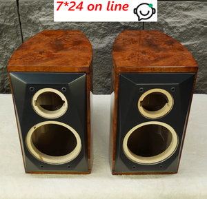 G0B-03 Hifi DIY 6.<span class=keywords><strong>5</strong></span> pouces 8 pouces Une paire de caissons de haut-parleurs vides Deux voies Placage en érable - Product Image 1