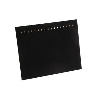 Black Velvet Jewelry Display Stand 37.5x30.2cm Necklace <b>Rack</b> Bracelet Holder Minimalist Style Display Prop - Product Image 2