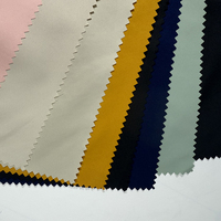 Tissu pongé haute densité semi-mat 50D*50D lisse pour doublure de veste, parapluie, textile de maison, imperméable