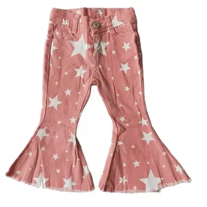 Abbigliamento Jeans per bambini Jean Bell Short Star rosa estivo