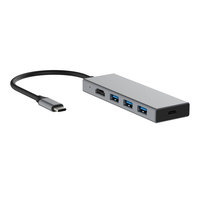 Hub USB-C 7 en 1/8 en 1 con HDMI 4K, Carga PD, USB 3.0, Lector de Tarjetas SD/TF, Estación de Acoplamiento Multipuerto para MacBook