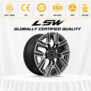 ล้อรถยนต์ LS8132 6061 T6 แบบฟอร์จ 5 รู หลาย PCD สีเทากันเมทัล หน้าเจียร สำหรับรถยนต์สมรรถนะสูงยุโรปและอเมริกา - Product Image 3