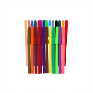 Set di 24 Pennarelli ad Acquerello Peiyong con Punta in Plastica da 10mm e Lunghezza 145mm per Arte e Disegno Modello 80163 - Product Image 1