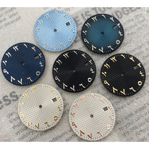 Esfera de reloj digital árabe no luminosa de 31.8mm, piezas de repuesto modificadas para movimiento NH35 para Oriente Medio - Product Image 2