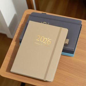 2026 Custom A5 PU Leather <b>Journal</b> Notebook Hardcover Annual Diary Agenda Daily - Product Image 3