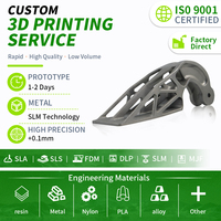 Imprimante 3D industrielle en métal, système SLM pour composants automobiles, prototypage rapide pour services de fraisage, aluminium sur mesure