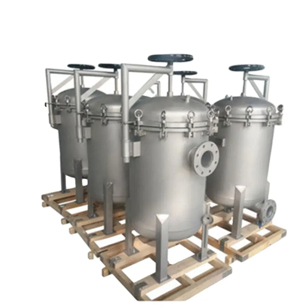 Industrie Waterbehandeling/Filter Watersysteem/Filter Behuizing Waterfiltratie Volgens Zak Filter Behuizing 304/316 Vloeibare Grootte