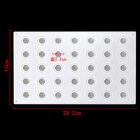 Moule en silicone pour chocolat en forme de boule, qualité alimentaire, antiadhésif, sans BPA, plateau en silicone, décoration de gâteaux, moule à bonbons, moule à résine