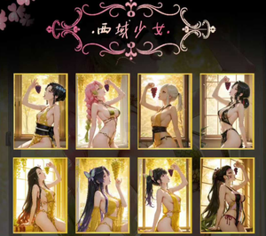 Cartes de collection de la série DemonSlayered, cartes à jouer en papier coloré acrylique, anime japonais, Mitsuri Kanroji Nezuko, cadeaux pour les amateurs - Product Image 6