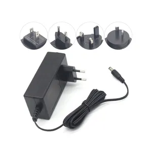 Adaptor daya ac dc 12v 4a 48W 50W sakelar monitor lampu kotak atas standar US EU UK