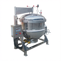Marmite à Vapeur Grande Capacité Électrique et Gaz, Haute Pression, 100, 200, 500 Litres, pour Soupes, Pommes de Terre, Ragoûts, Bouillons d'Os et Conserves