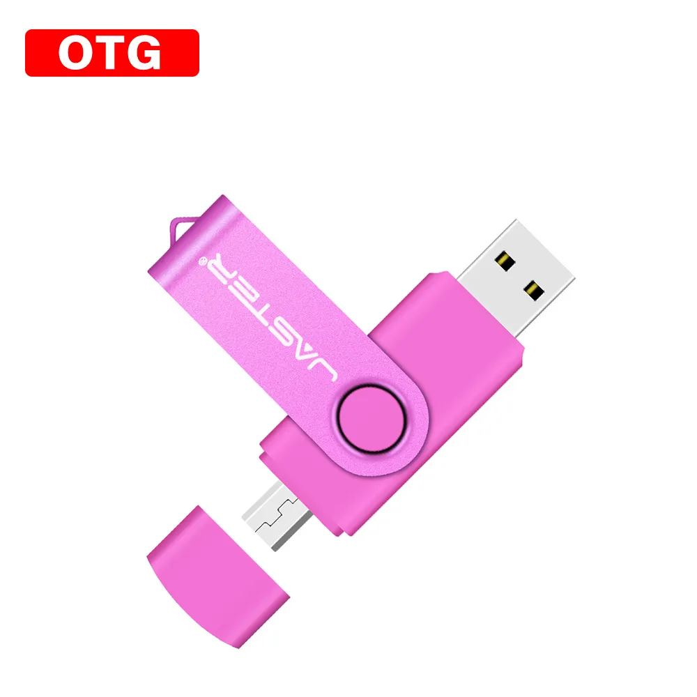 Otg USB-Taste Flash-Laufwerk 32GB 64GB 128GB Flash-Speicher 16 GB Für Smartphones 2 In 1 Cle USB 3.0 2.0 Pen drive