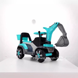 Escavatore Elettrico Giocattolo Unisex Grande, Veicolo Cavalcabile a Batteria con Telecomando, Modello in Plastica di <span class=keywords><strong>Macchina</strong></span> da Costruzione - Product Image 3
